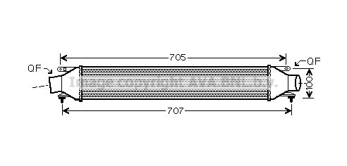 AVA QUALITY COOLING Starpdzesētājs OL4422